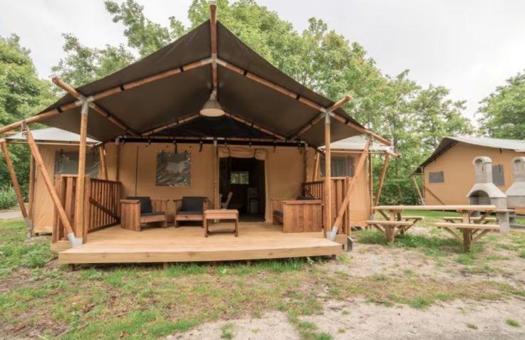 Camping Center Parcs Port Zélande - Luxuriöse Lodgezelte