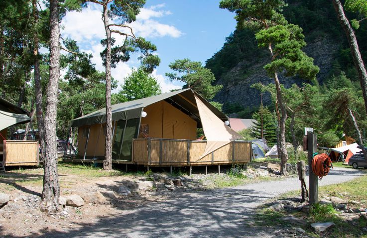 Camping River - Safarizelte Französische Alpen