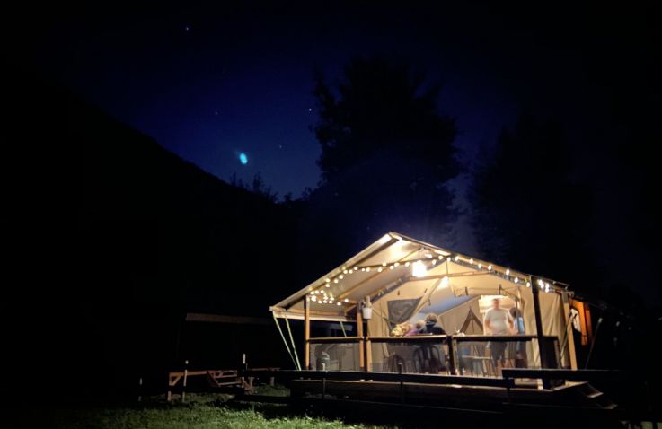 Campingplatz Les Fontaines - Safari-Zelte in Frankreich