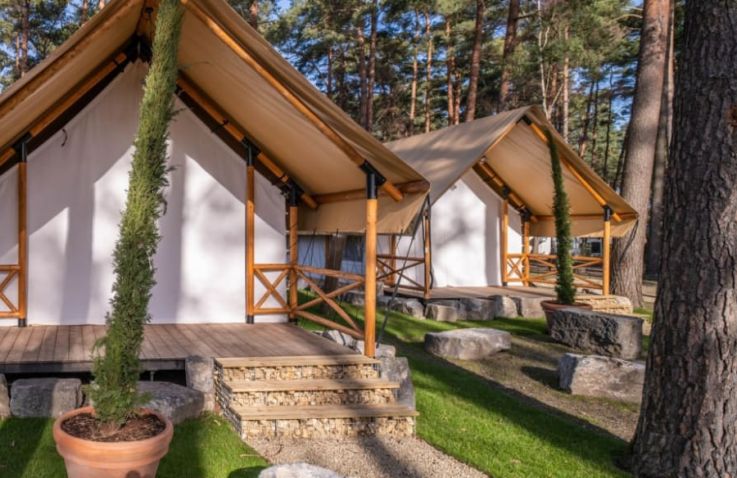 EuroParcs Hoge Kempen - Lodge-Zelte in Belgien