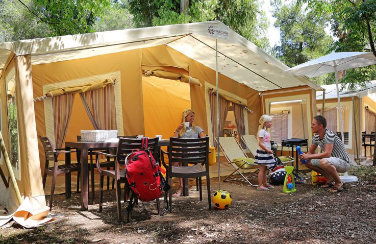 Campingplatz Le Capanne - Safarizelte in der Toskana