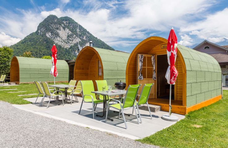 Camping Lazy Rancho - Holz-Iglus in der Schweiz