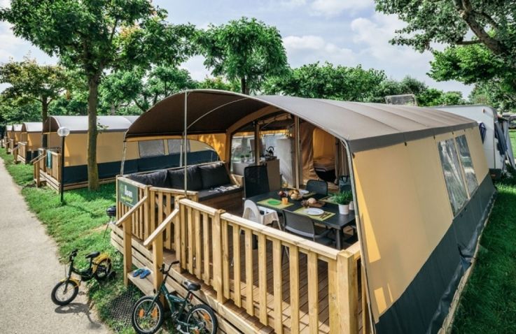 Camping Lanterna - Lodge Zelte in Istrien