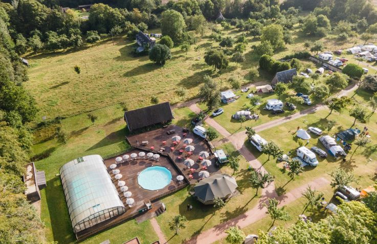 Huttopia Calvados - Luxus-Camping in der Normandie