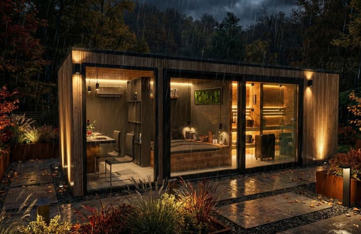 See-Campingpark Naturresort Neub&auml;uer See - Chalet in Bayern